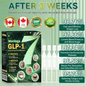 CrazyLeaf® GLP-1 Weight Loss Oral Solution Obesity,Cardiovascular Diseas, Diabetes, Sleep Apnea, Joint Problems and More